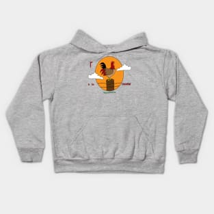 r is for rooster Kids Hoodie